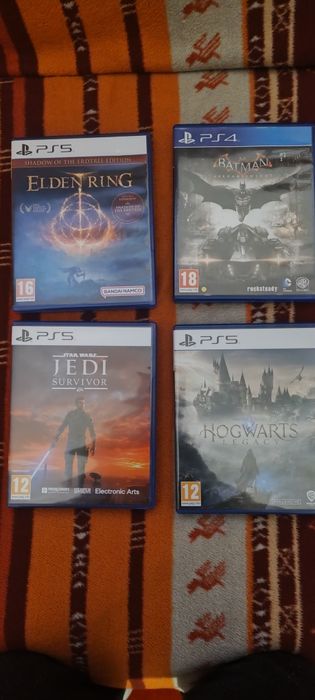 Jocuri ps5 elden ring, Hogwarts, Jedi Survivor, Batman