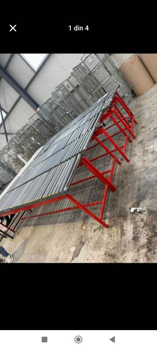 Banda  rulanta pe role transportoare pentru diverse materiale piese