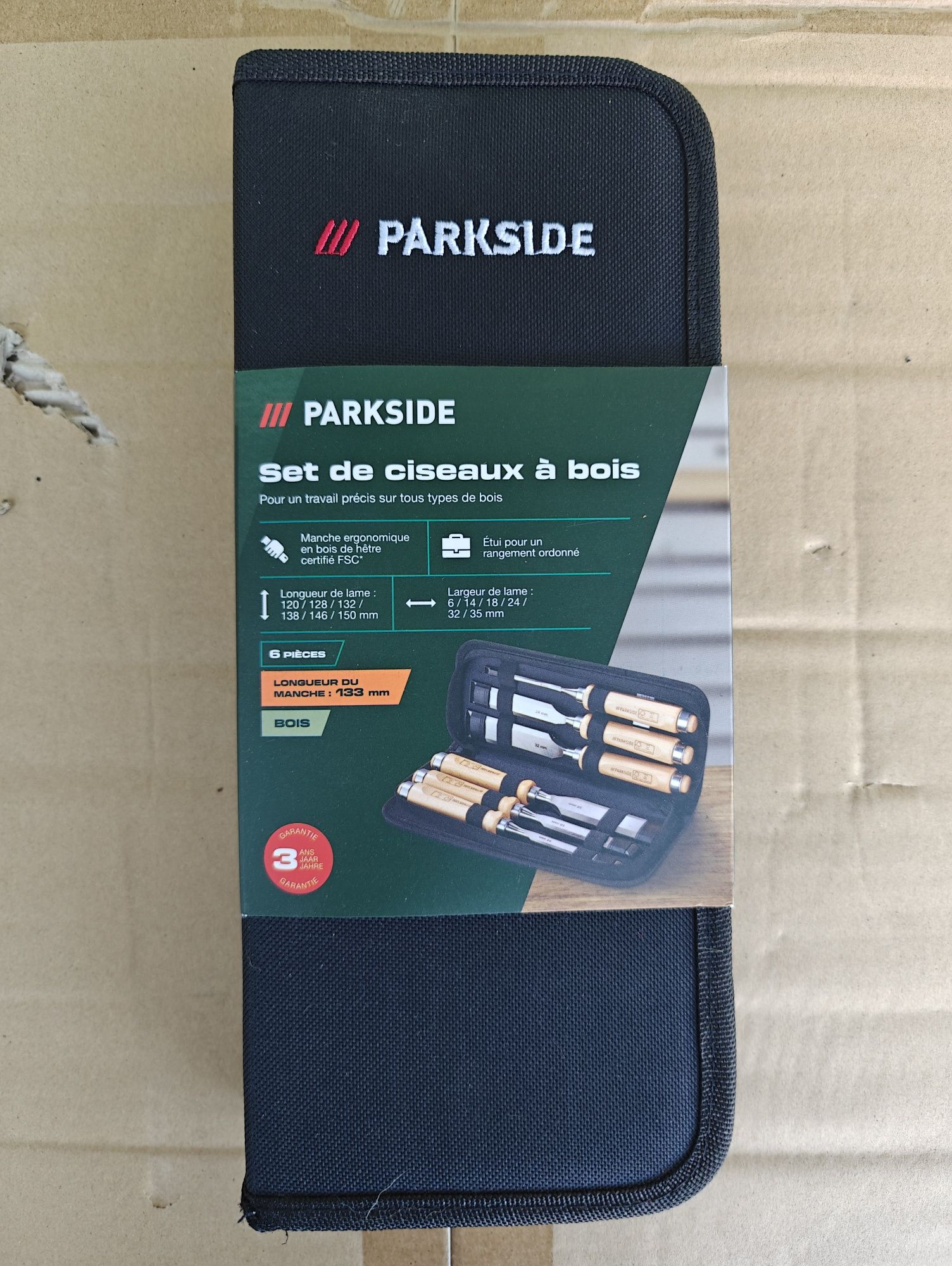 Set dalti sculptura lemn Parkside  trusa