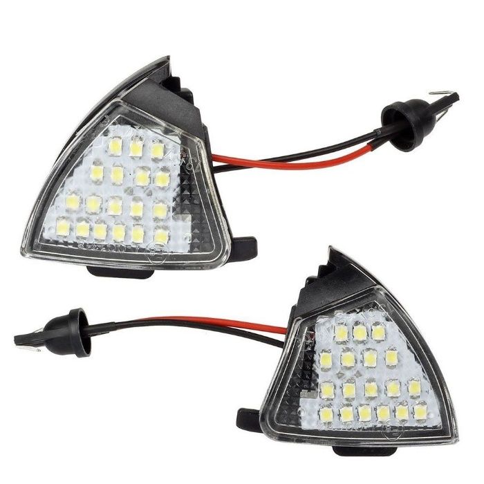 Set 2 lampi oglinda LED pentru Volkswagen Eos, Golf 5, Jetta, Passat