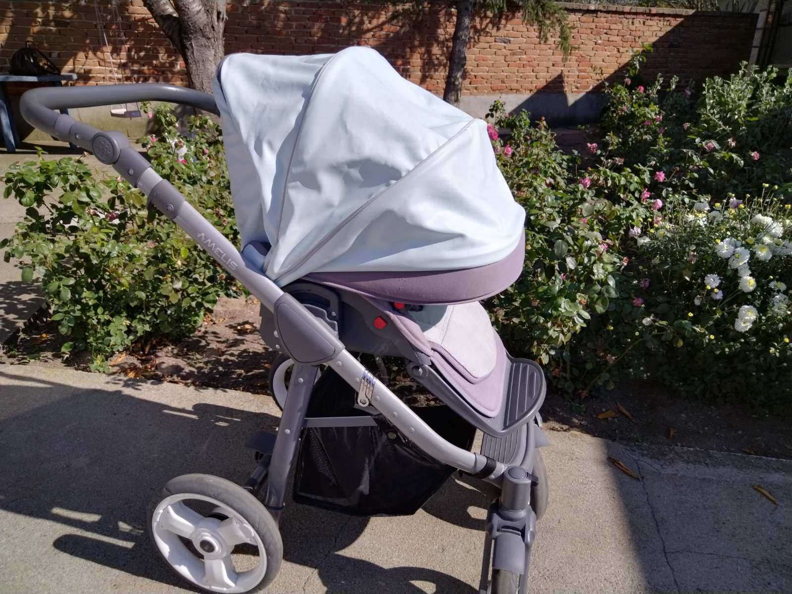 Бебешка/детска количка Амелис 2в1