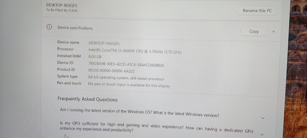 Unitate PC i5 gen a 9a