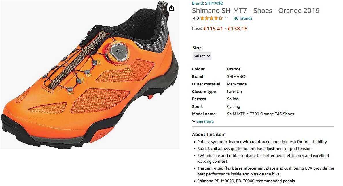 Вело обувки SHIMANO !