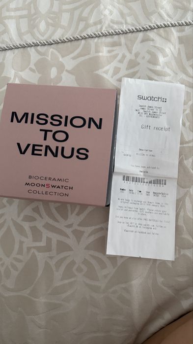 Editie LIMITATA: Bioceramic watch Omega x Swatch mission to venus