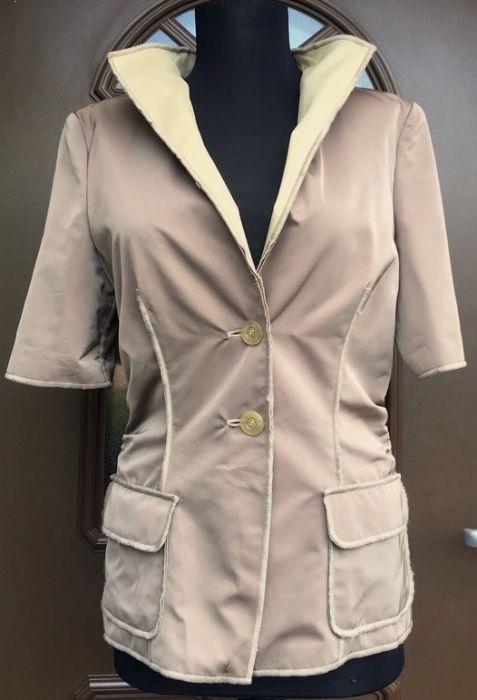 ESCADA Superb Blazer/Sacou Fashion Casual Bej Original UK