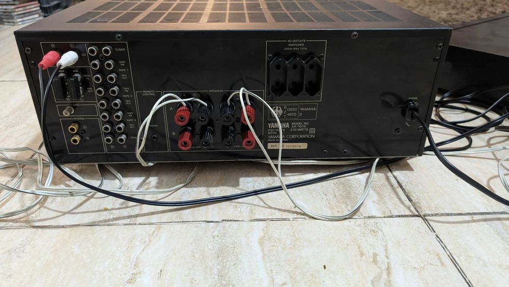 Amplificator Yamaha AX-1070 sau Yamaha AX-930, cu test video. Cititi!