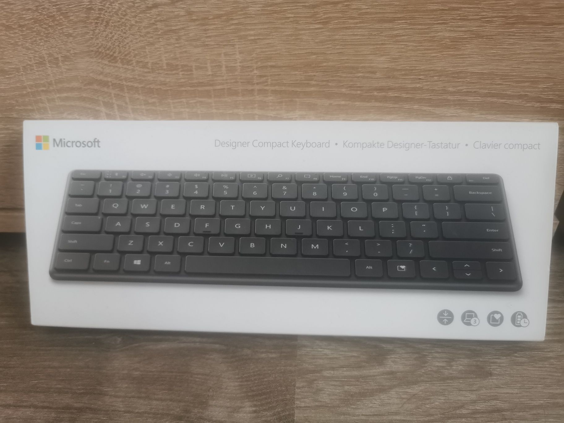 Tastatura Microsoft Designer Bluetooth - layout qwertz DE