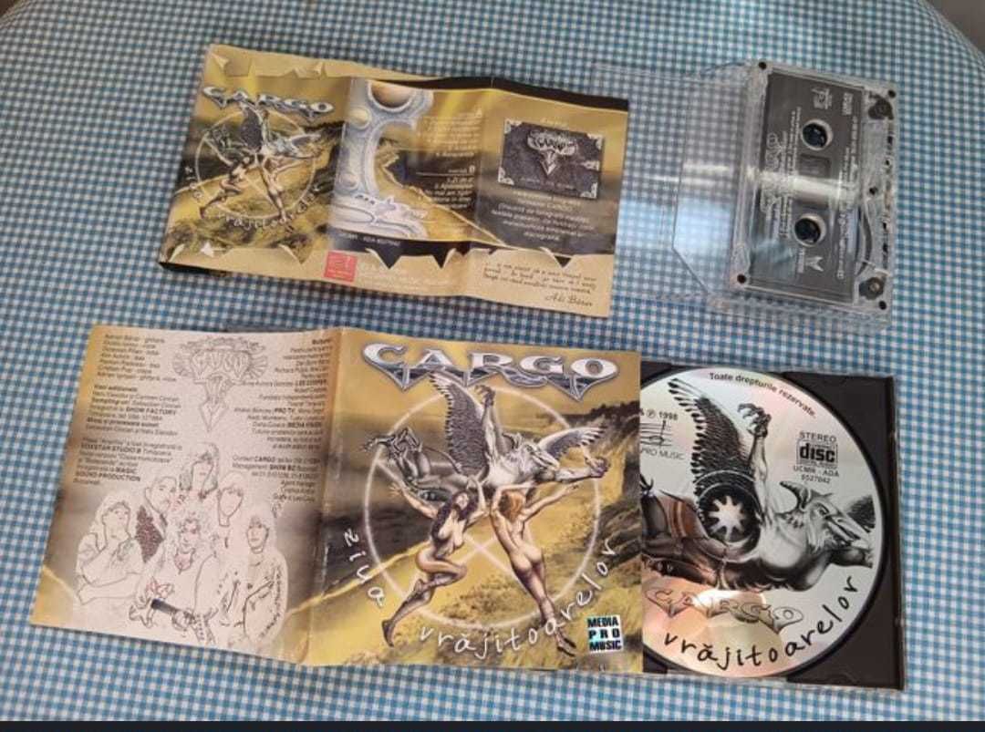 CD Cargo Ziua Vrajitoarelor,caseta audio, colectie,Rock Romanesc vechi