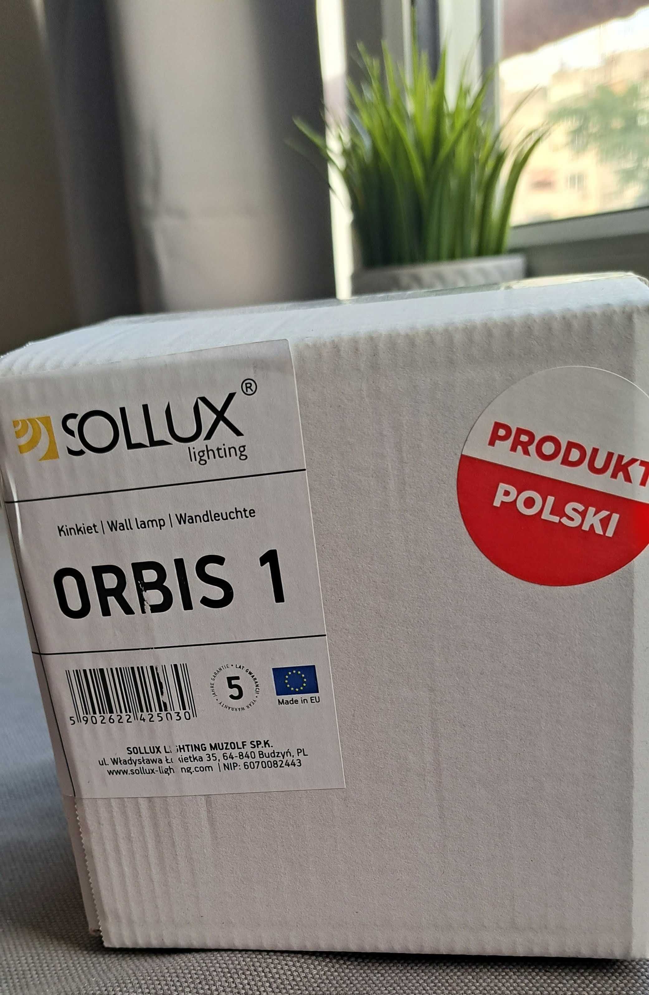 Стенен аплик / лампа Sollux ORBIS 1 Anthracite 2 броя