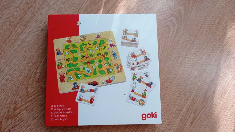 Дървена игра Goki “Намери пътя в гората“