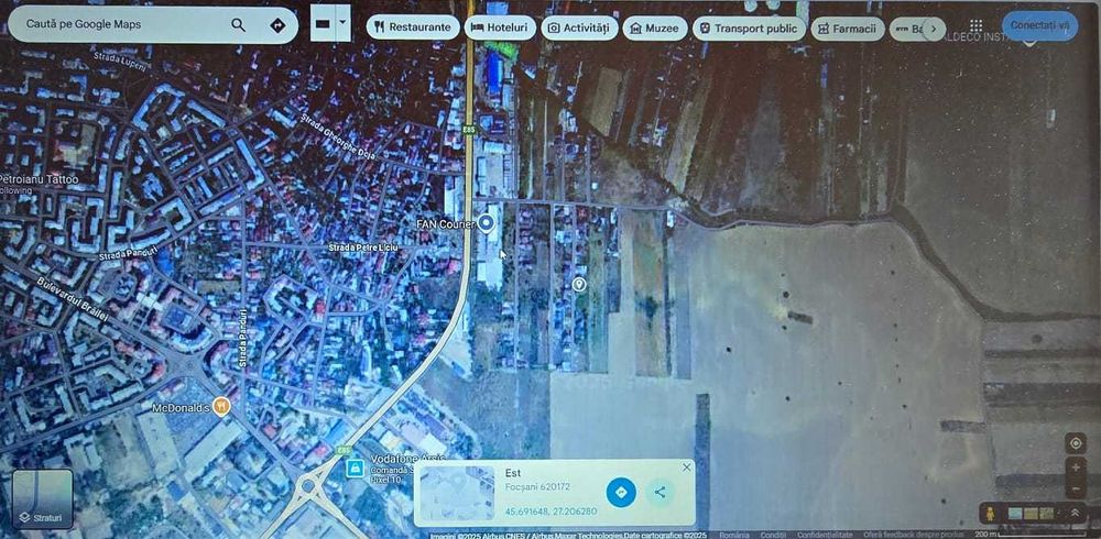 Teren intravilan Focsani,FAN Courier,607mp