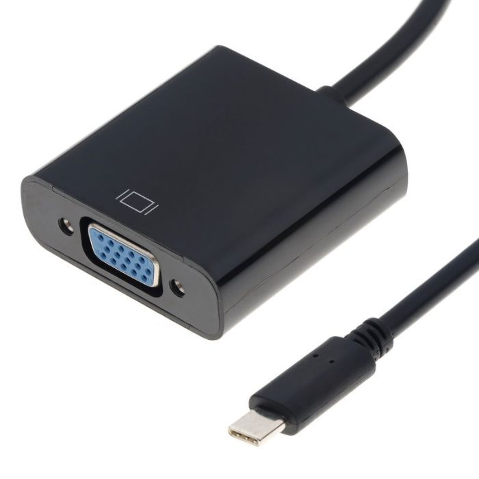 Adaptor convertor USB-C Tip C la VGA pt MacBook / telefon etc