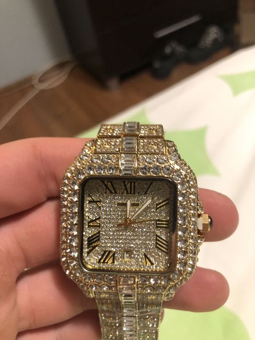 ceas cartier santos icedout