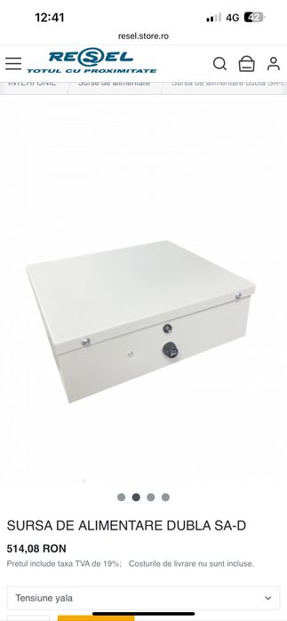 Sursa alimentare interfon videointerfon iscp-01 sa-s resel 12v