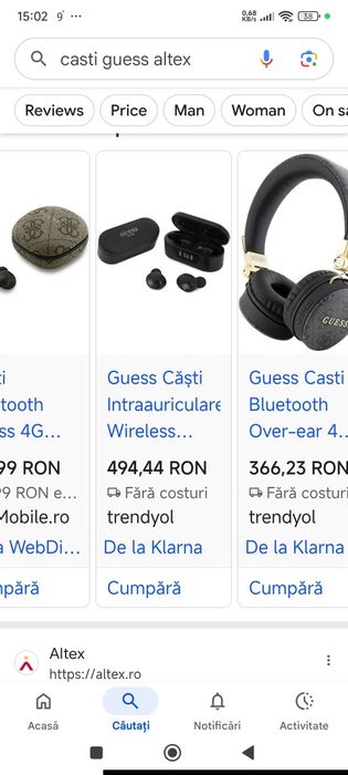 Căști Guess Noi O dată folosite