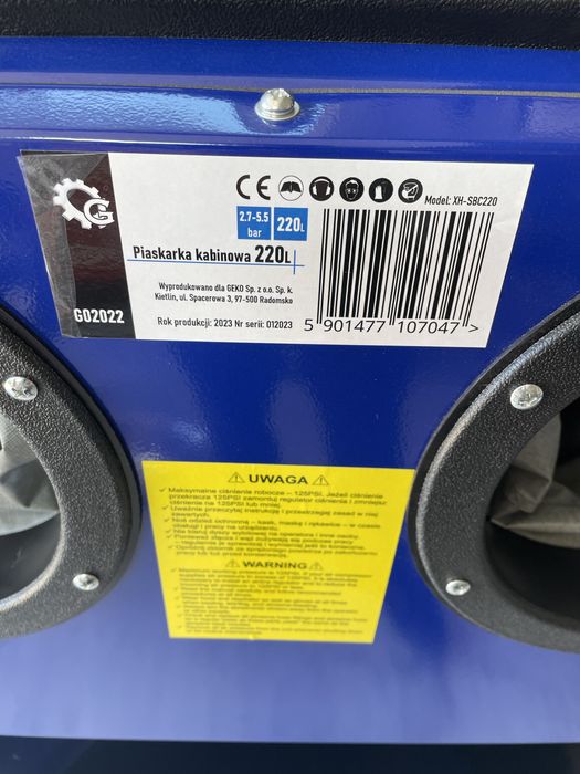 Cabina de sablat 220 L NOU