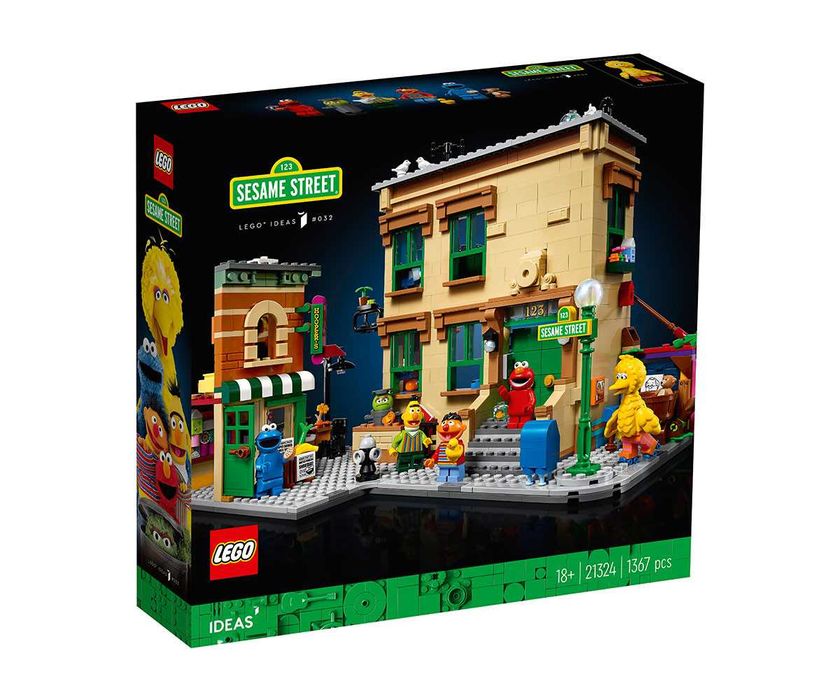 Употребявано LEGO Ideas 21324 - 123 Sesame Street