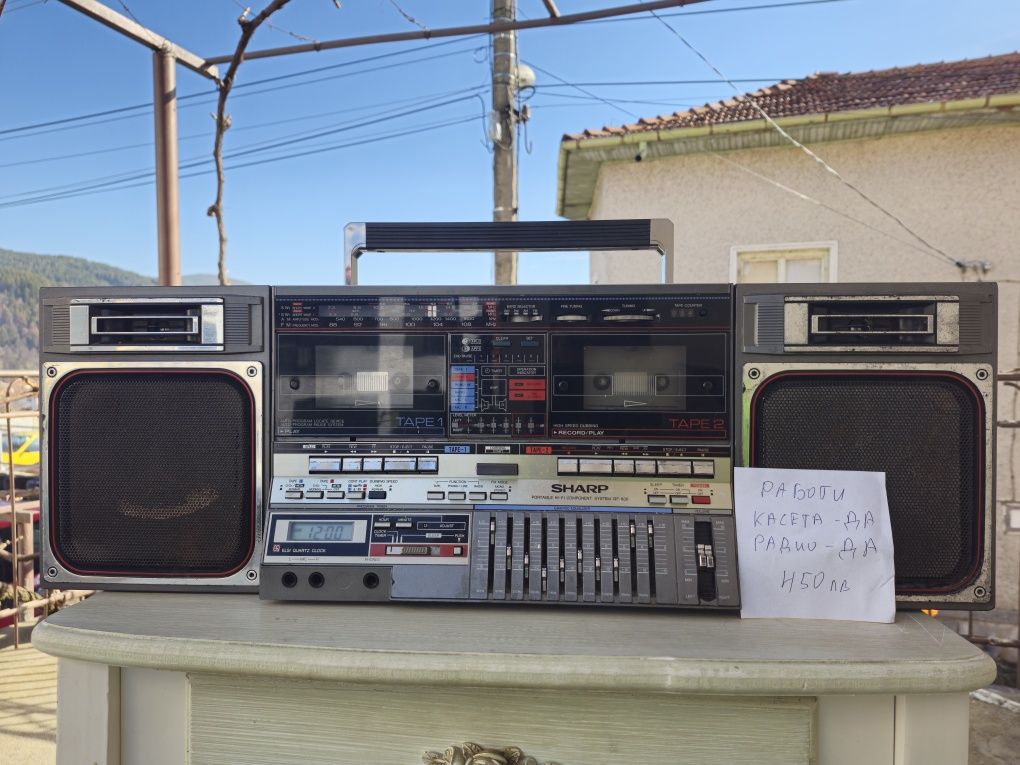 Boombox Sharp, Hitachi, Lasonic, International / бартер /