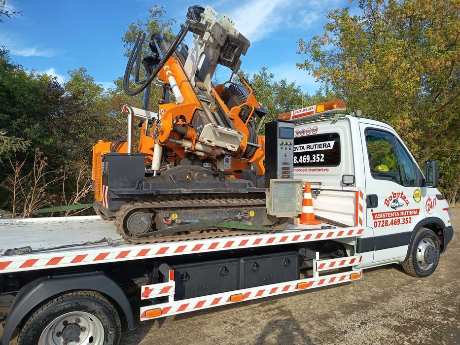 Platforma tractari auto moto utilaje dube tractoare Bucuresti A0 A1 A2