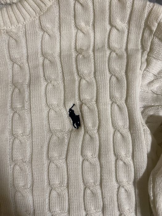 Pulover Ralph Lauren bărbați, crem, mărimea M – purtat o singură dată