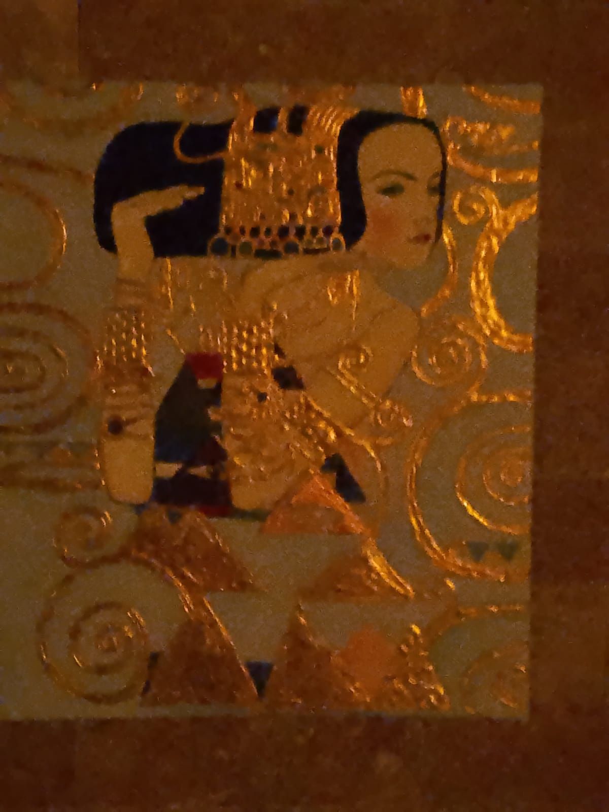 Reproducere după pictorul Gustav Klimt,ulei pe panza