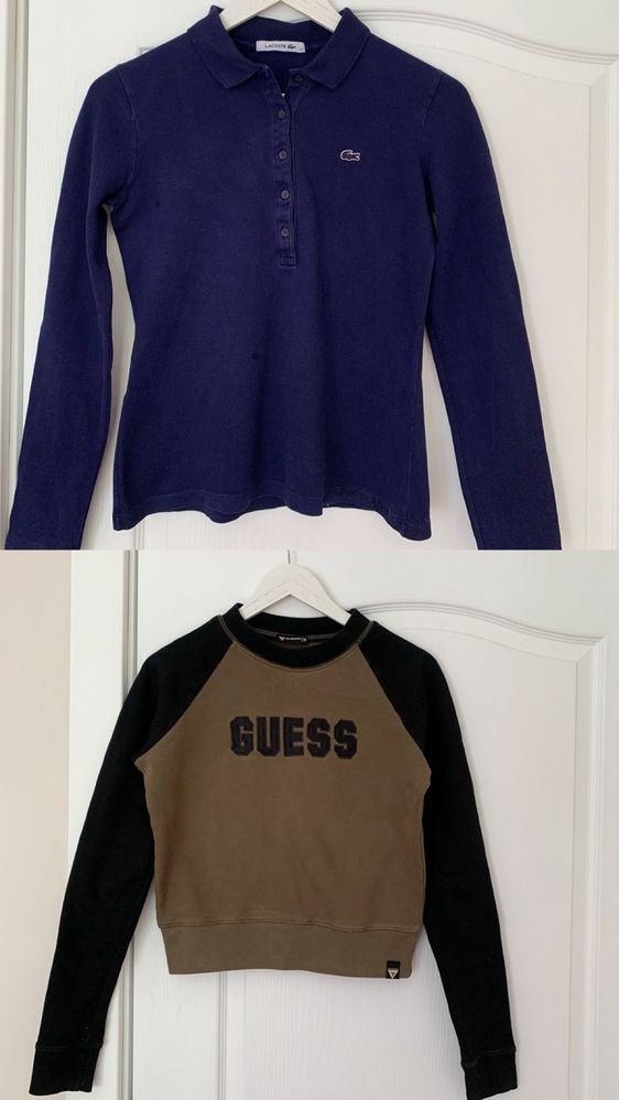 Комплект детски блузи Lacoste GUESS Champion