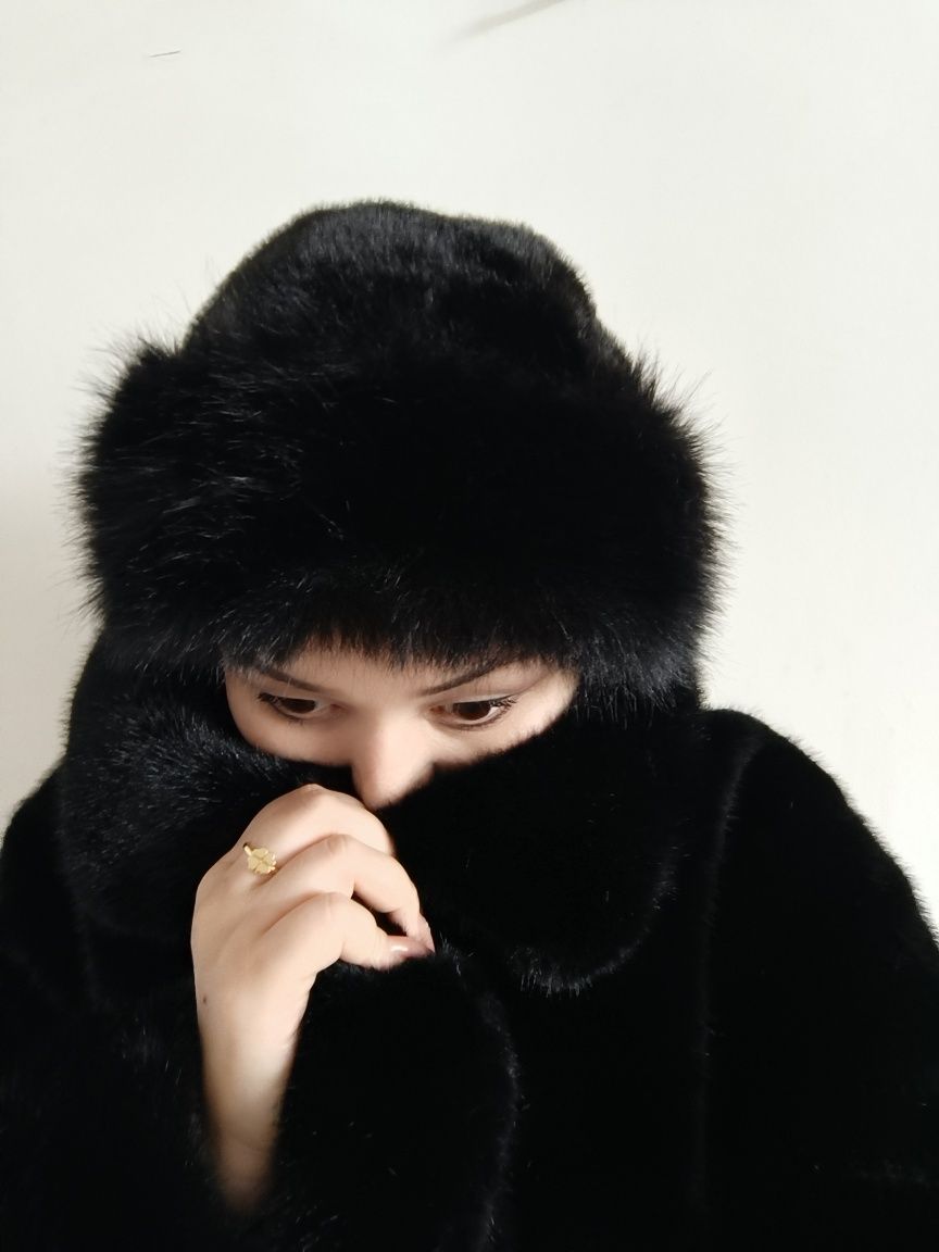 ЭКО норки шапки, в трёх цветах