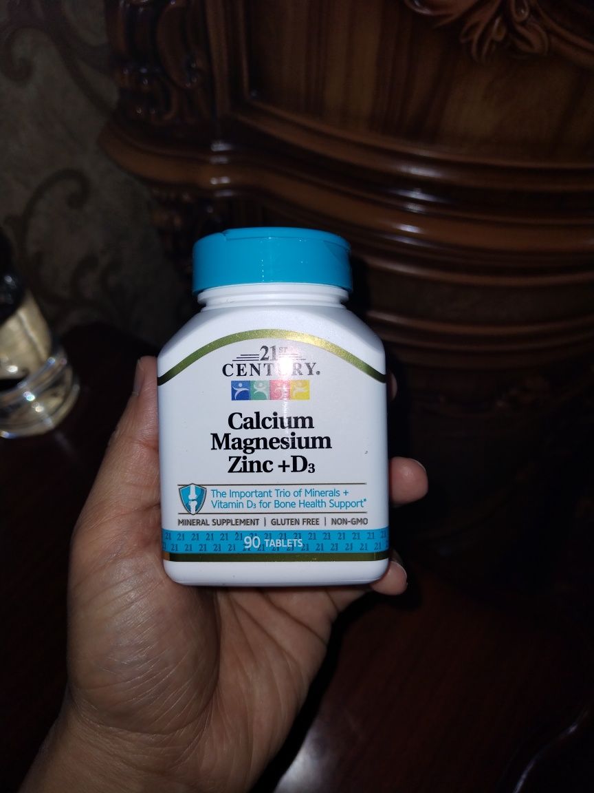 Calcium magnesium zinc + d3