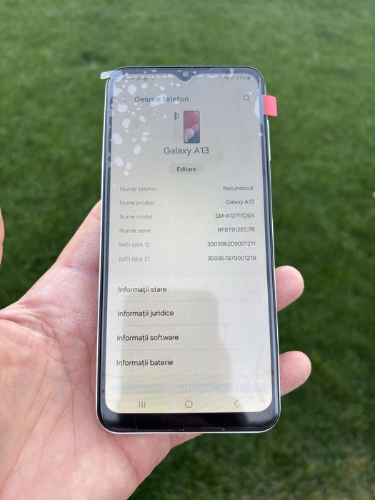 Samsung A13 nou nefolosit tipla pe el 3GB RAM 32GB ROM - card microSD