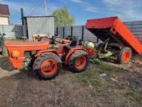 Goldoni 6x6 tractoras cu remorca basculabila
