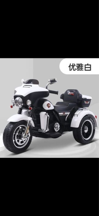 Электромобиль Harley Davidson F150 белый