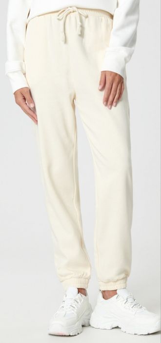 Pantaloni crem sport trening damă Sinsay XL