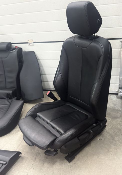 Перфектен рекаро салон черна кожа за BMW F31