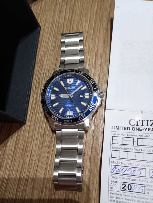 Ceas Citizen Eco-Drive barbatesc, in garantie
