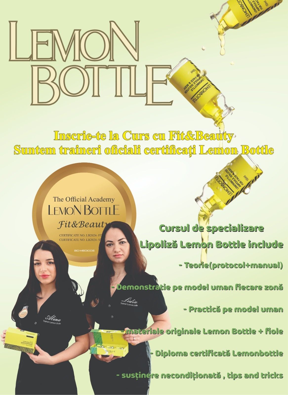 Curs Lipoliză Lemon bottle