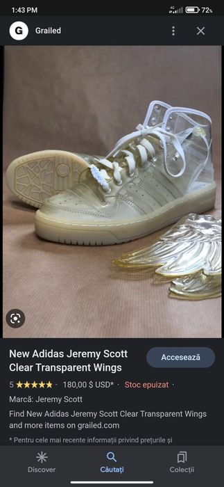 Adidas Jeremy Scott clear