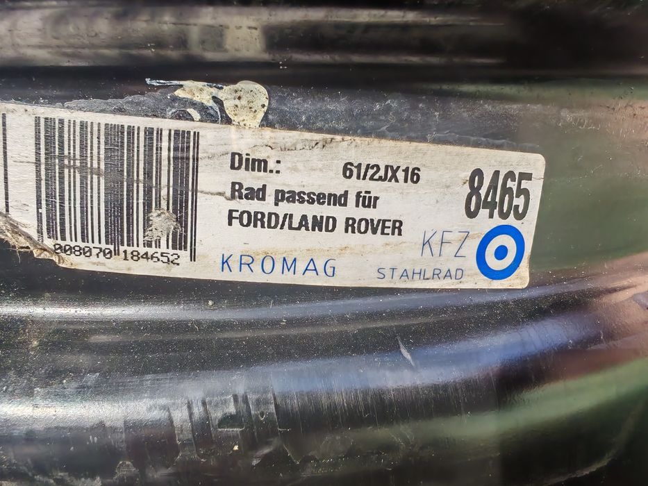 Jante tabla originale Ford și Land Rover,5*108