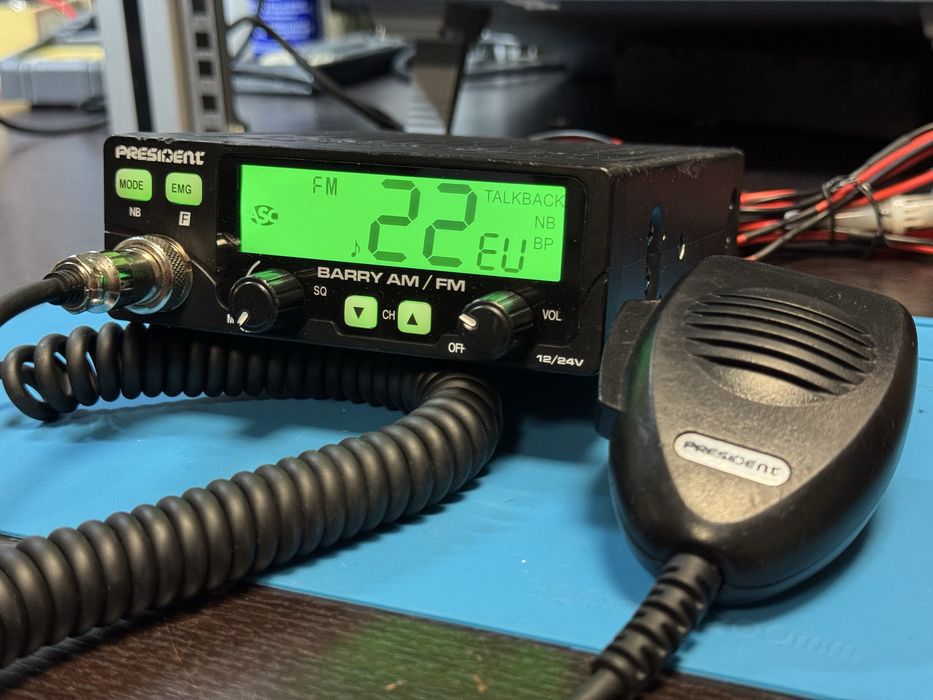 Statie radio CB President Barry ASC 12/24V revizii la zi