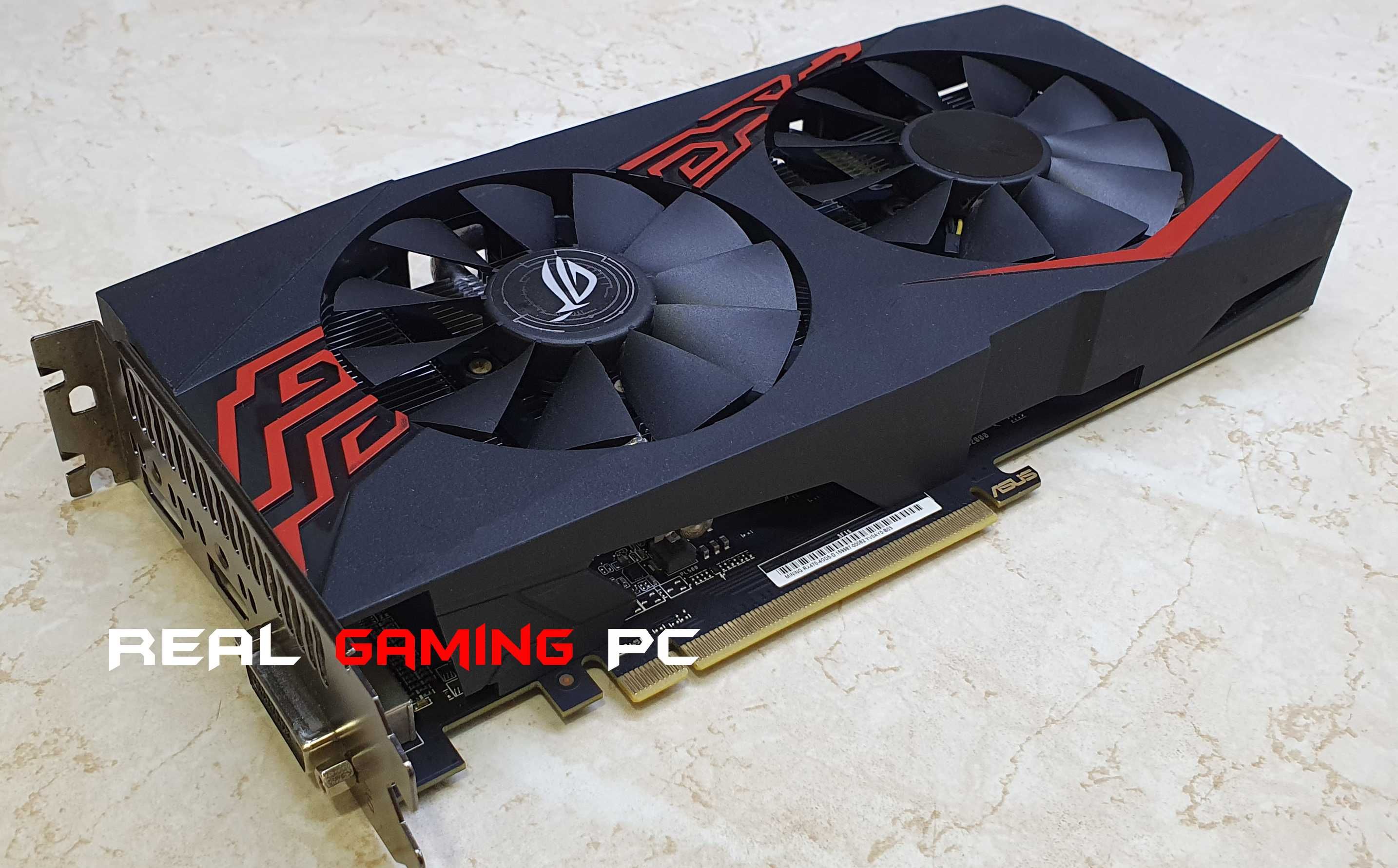 6 месяцев гарантия! ASUS RX470 4GB 256BIT refurbished ~1050TI 1650