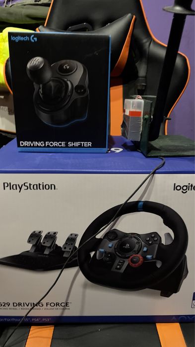 Волан Logitech g29 със shifter и подарък ръчна