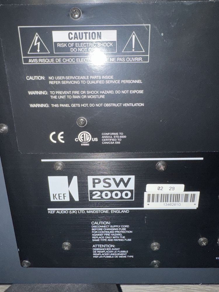 Subwoofer activ KEF PSE 2000