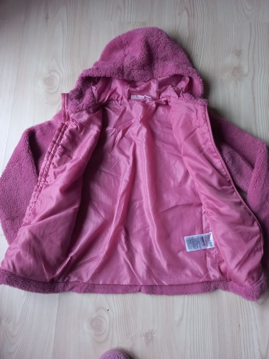 Jachetă roz/mov fete 134-140