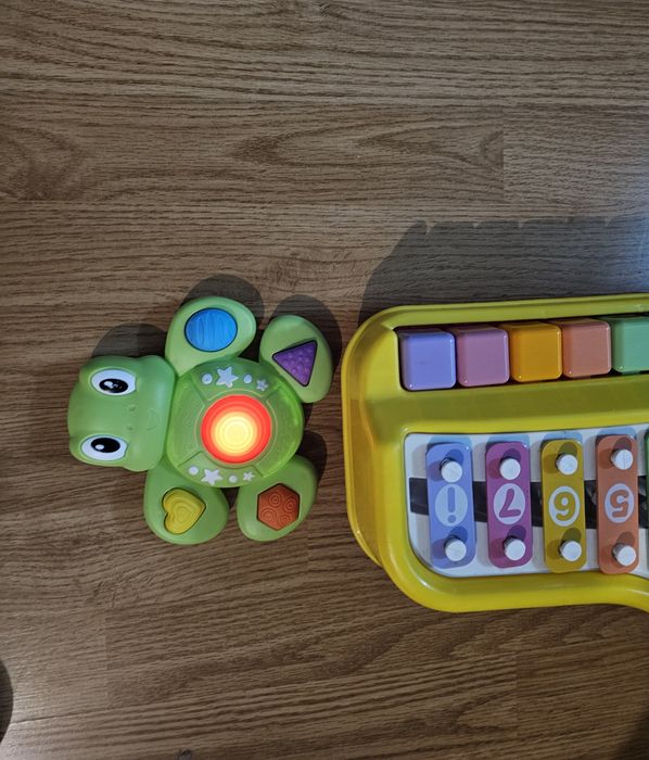 Jucărie muzicală xilofon tip pian/ Jucarie senzoriala,Broasca testoasa