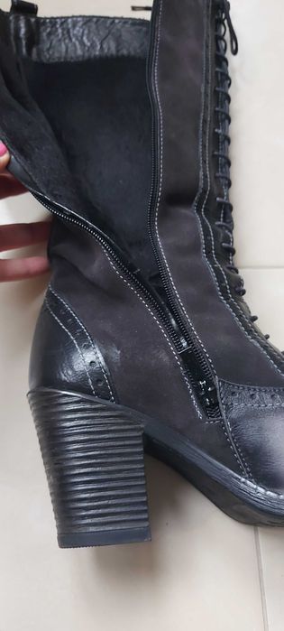 Три чифта кожени ботуши и боти