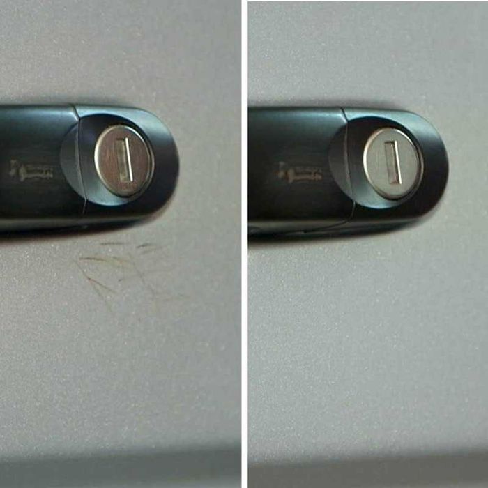 Solutie pentru indepartarea zgarieturilor auto + burete special inclus