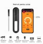 Termometru inteligent pentru carne cu aplicatie si conexiune bluetooth