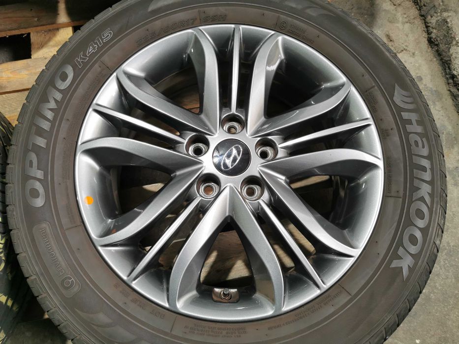 Jante Originale Hyundai IX35 / Tucson R 17 cu anvelope de vara