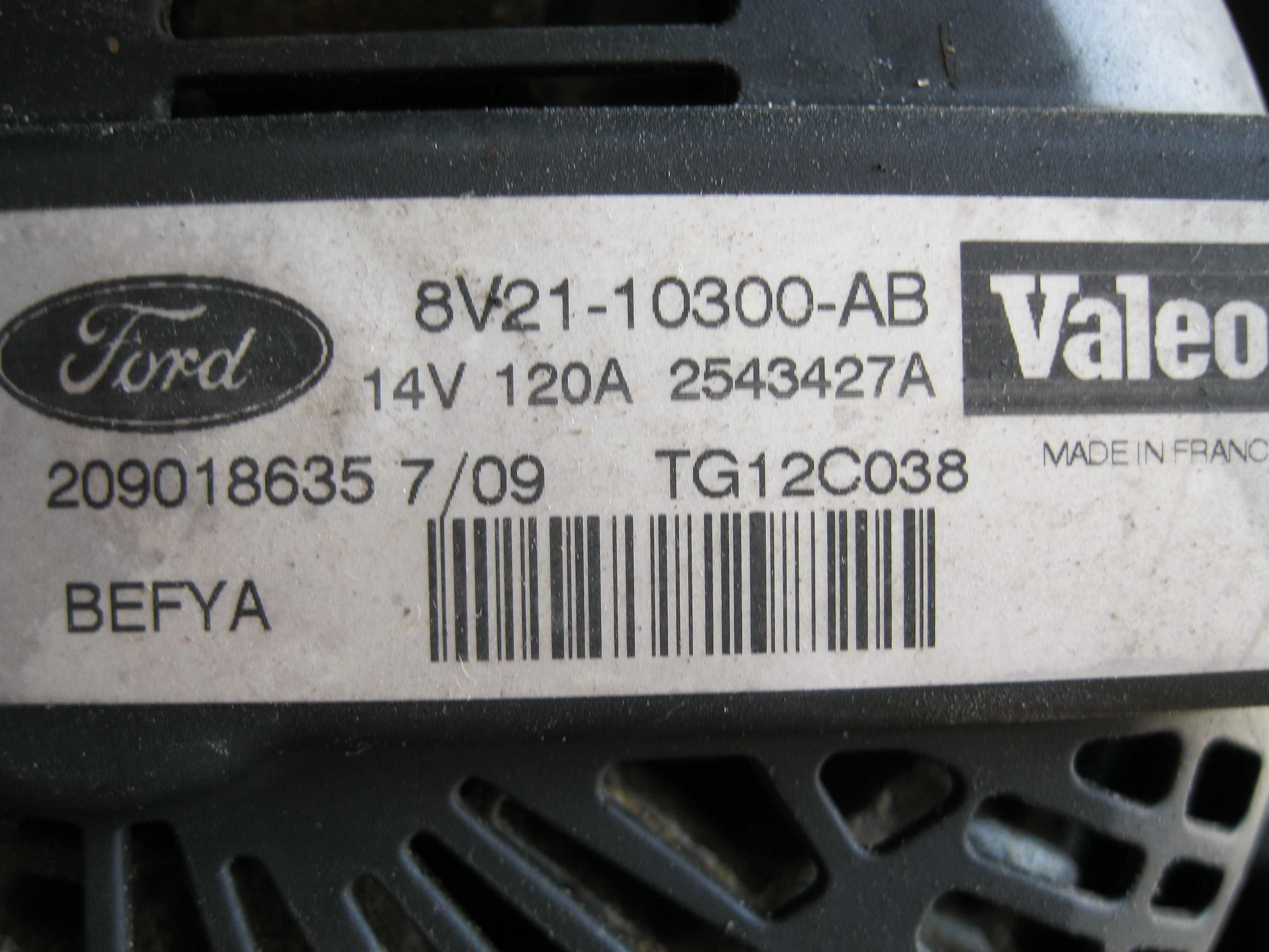 Alternator&Compresor-Motor1,6TDCI66Kw/90CpFordFIESTA/FOCUSetcEu4Franta