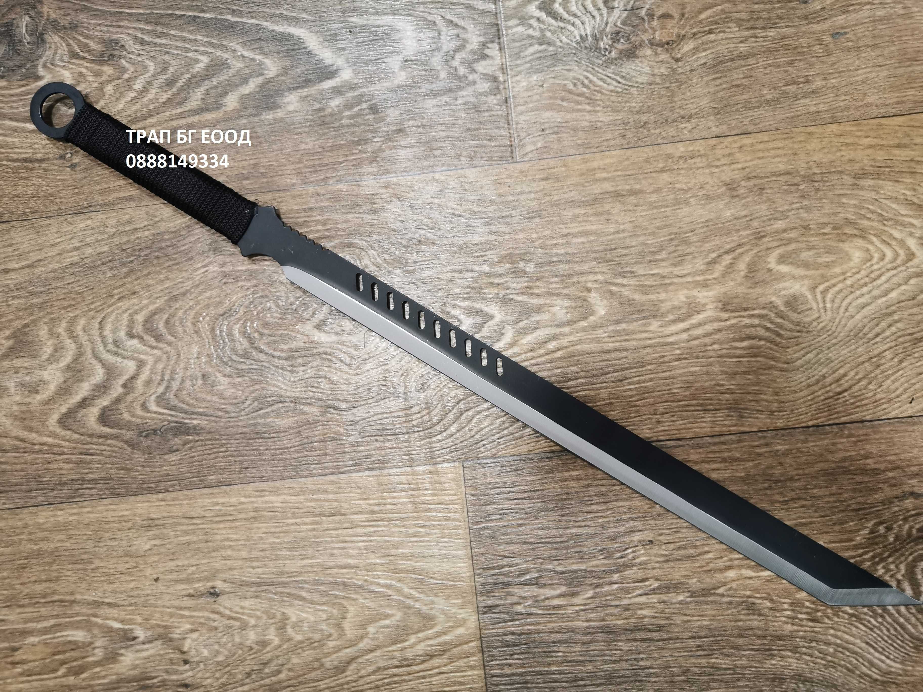 Самурайски меч Катана 2 модела нинджа, мачете, Katana Кунай Танто