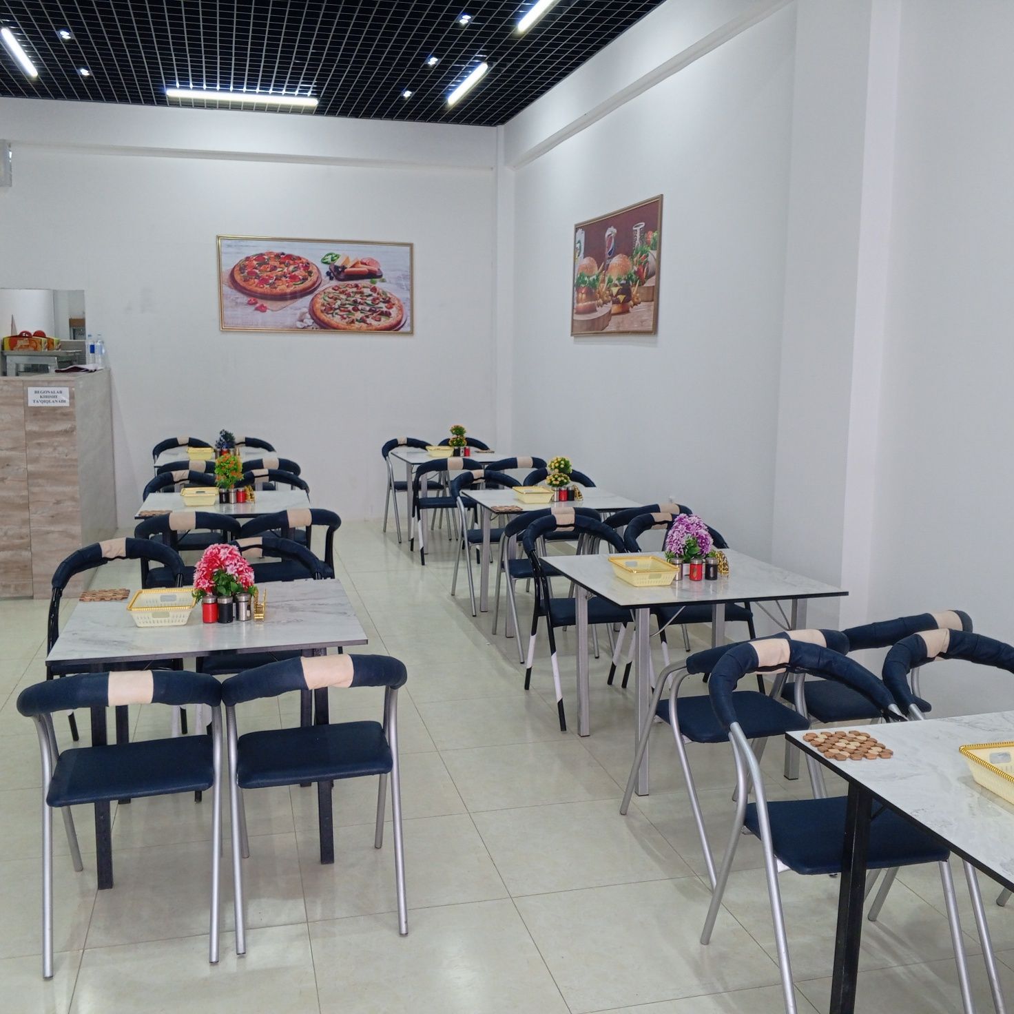 Kafe + pishiriq jixozlari